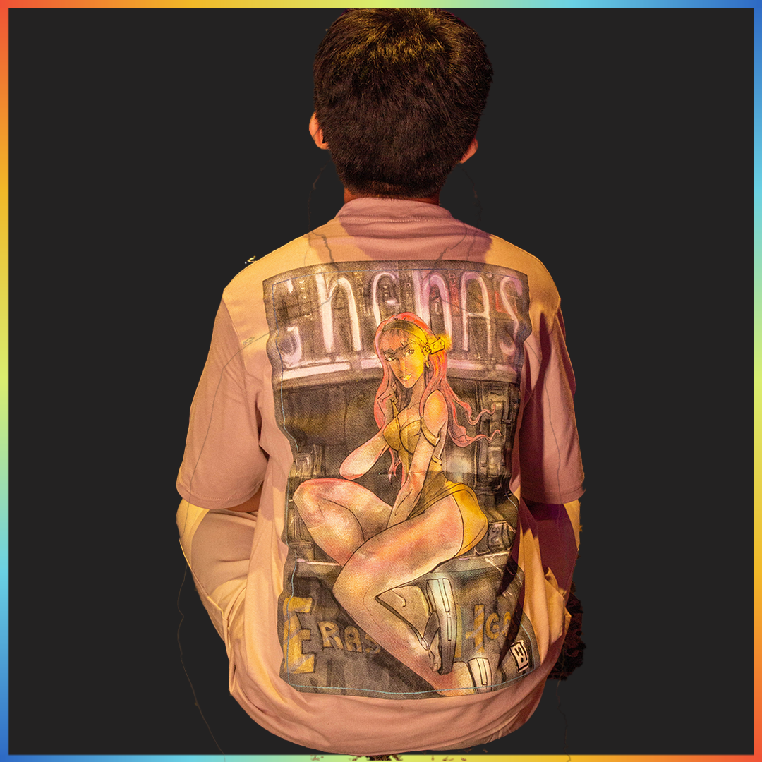 E-HEADS PINUP GIRL SERIES - "Nena" (T-Shirt)