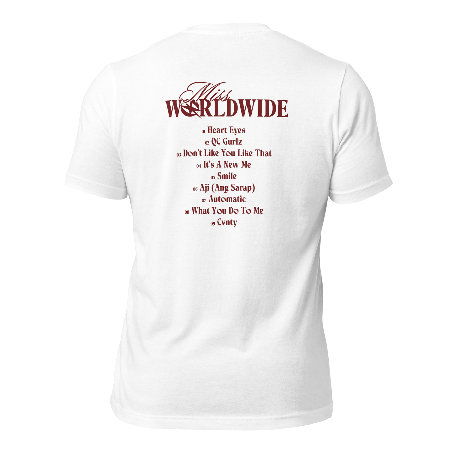 "Miss Worldwide" - Regular Tees