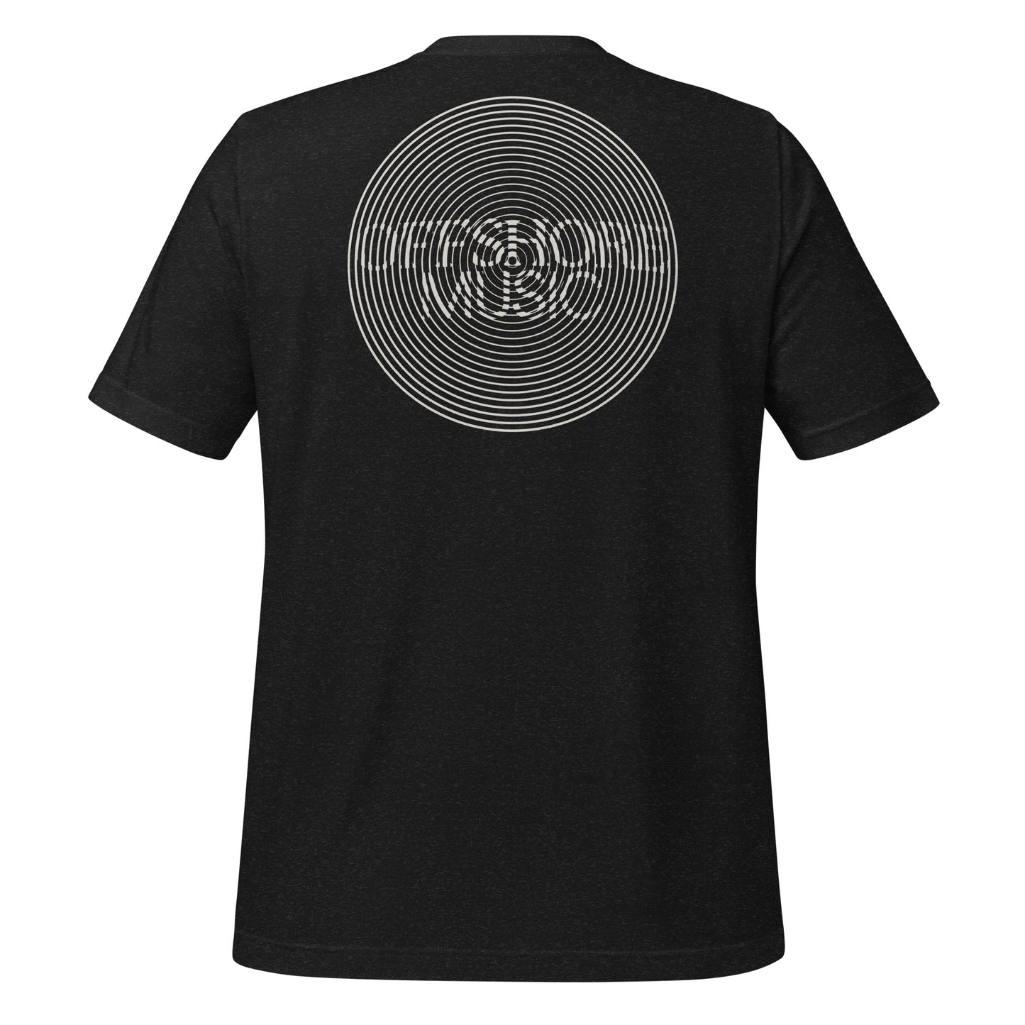 Offshore Music - Black Unisex t-shirt - White logo (Back)